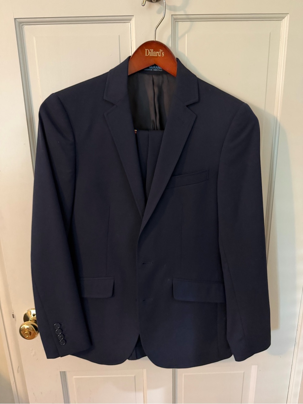Murano Navy Men's Suit Jacket - Classic Single-Breasted Blazer and pants